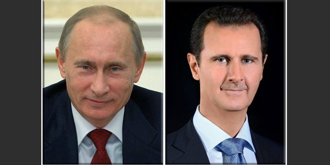 President Putin offers condolences to President al-Assad over earthquake victims
