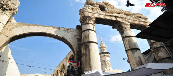 Templo de Júpiter narra parte de la historia de la civilización en Damasco