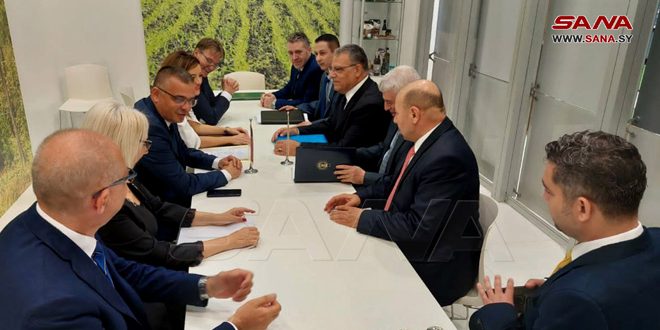Siria y Serbia firman documento de cooperación en el campo agrícola
