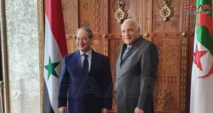 Cancilleres de Siria y Argelia abogan por impulsar cooperación bilateral