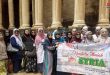 Turistas malasios visitan la ciudad de Bosra y quedan fascinados con su belleza