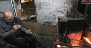 El soplado de vidrio tradicional sirio fue incluido en la lista del patrimonio cultural inmaterial