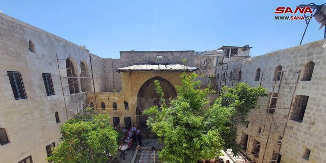 Comienzan fase final de la restauración de una escuela histórica en Alepo (+fotos)