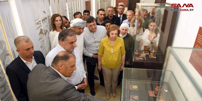 Inauguration d’une exposition de pièces archéologiques et patrimoniales d’Oman au Musée national d’Alep