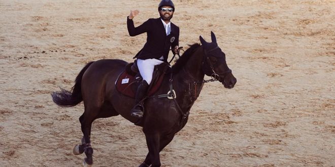 Le cavalier syrien Rami Chahine remporte le Grand prix au Championnat international de saut d’obstacles d’Ayyade