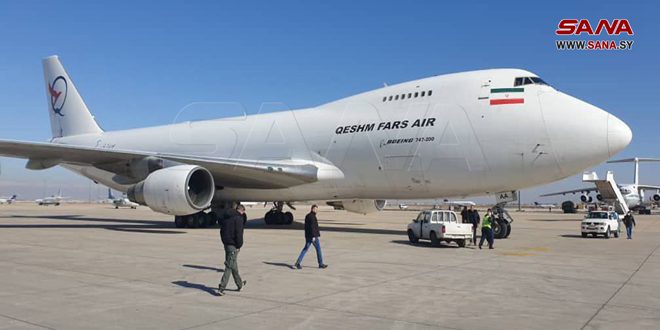 3 מטוסים אמריתיים ואיראניים עמוסים בסיוע הגיעו לנמל התעופה של דמשק