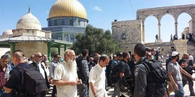 שר הו’קף הפלסטיני : המתנחלים פשטו על מסגד אל-אקצא 18 פעמים בחודש שעבר