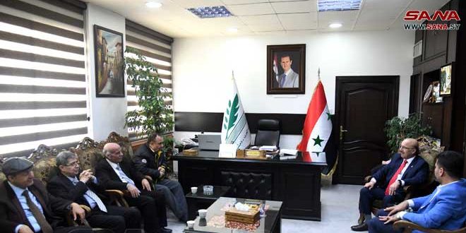 פגישה תרבותית בדמשק עם שגריר בחריין