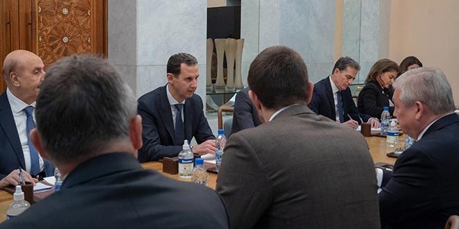 Cumhurbaşkanı el Esad Lavrentiev İle Görüşmesinde: Batı’nın Rusya Üzerindeki Baskısı, Rusya’nın Önemli ve Aktif Rolüne Bir Tepkidir