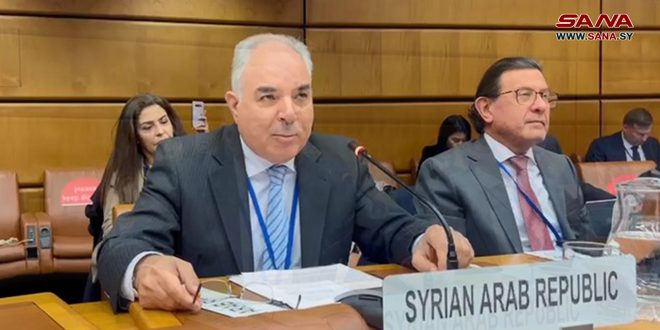 Büyükelçi Haddur: Suriye, Birleşmiş Milletler Sınai Kalkınma Örgütü ile Yakın İşbirliğine Büyük Önem Veriyor