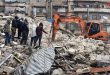 Sivil Savunma: Halep’in Kellase Mahallesinde 3 Bina Çöktü, Enkaz Altından İlk Çeset Çıkarıldı
