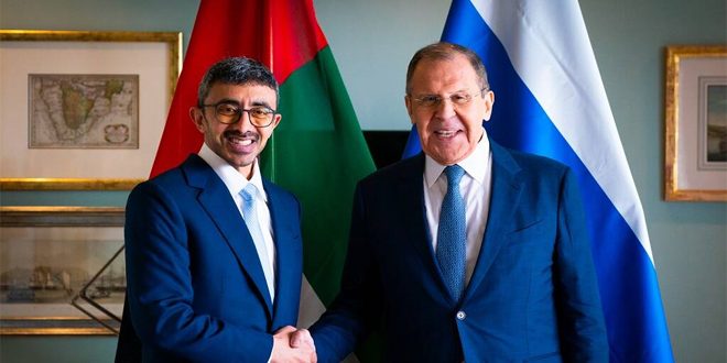 Lavrov Ve İbn Zayid İkili İlişkiler İle Bölgesel Ve Uluslararası