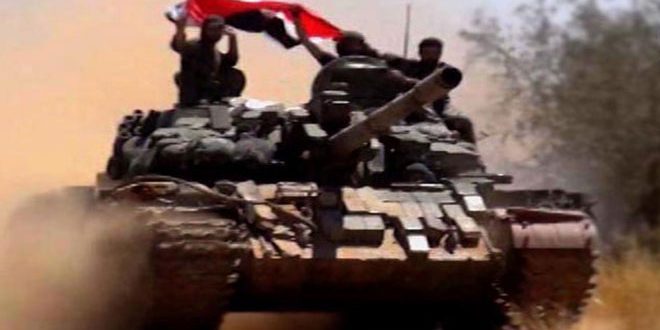 الجيش العربي السوري يحكم سيطرته الكاملة على سد أبو قلة بريف تدمر ويقضي على العديد من الإرهابيين بريفي حماة ودمشق ودرعا البلد – S A N A