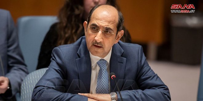 السفير صباغ: مواصلة تسييس (ملف الكيميائي) في سورية تؤكد الانتقائية وازدواجية المعايير