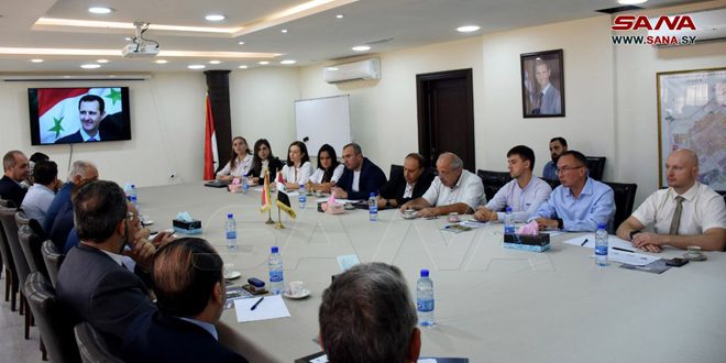بحث فرص الاستثمار مع ممثلي شركات بيلاروسية ضمن اجتماع في غرفة صناعة حمص