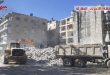 تواصل عمليات الإنقاذ ورفع الأنقاض في المواقع المتضررة من الزلزال في حلب