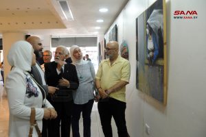 أربعة فنانين تشكيليين وأكثر من 30 عملاً في معرض بصالة الشعب في دمشق – S A N A