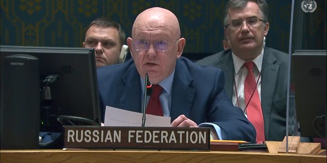 Nebenzia: US occupation plunders Syria’s resources, prevents stability in the country