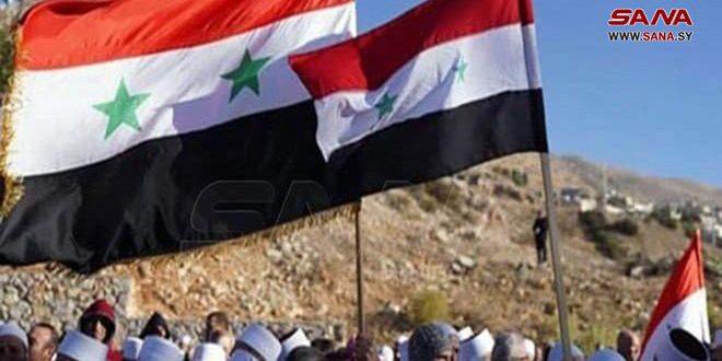 Occupied Golan Citizens are more determined to continue struggle till liberating their territory