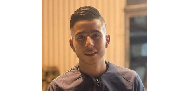 A Palestinian teenager killed by Israeli occupation’s fire in Ramallah