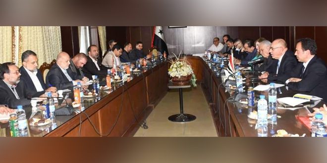 Syrian, Iranian talks on enhancing industrial cooperation