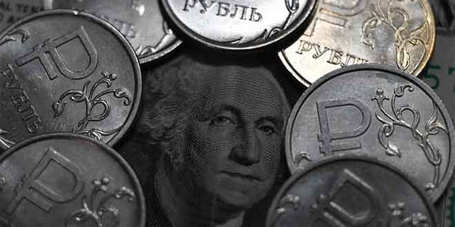 Dollar down to 57 rubles on Moscow Exchange