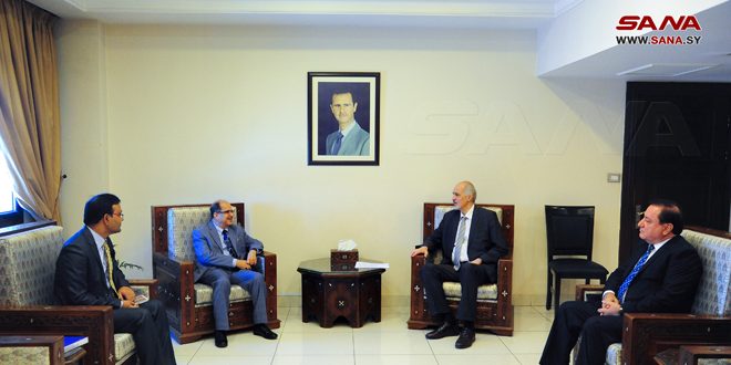 Deputy Foreign Ministers of Syria and India discuss a number of issues and topics of common concern