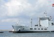 A Pakistani aid ship arrives at Lattakia Port