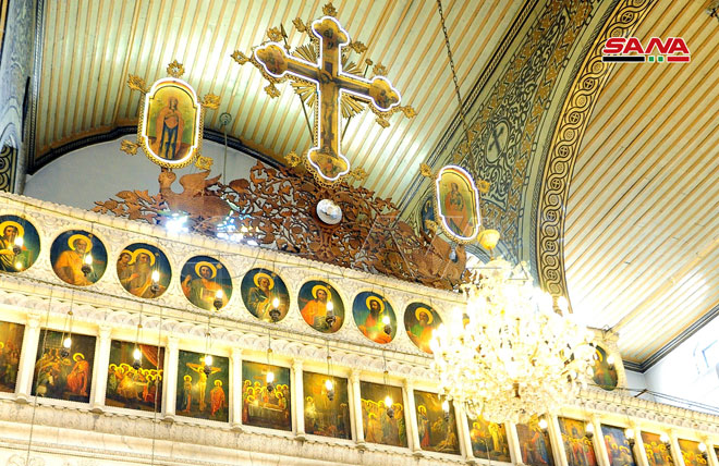 La Catedral de María, la más antigua y emblemática iglesia de Damasco – La  Agencia Árabe Siria de Noticias