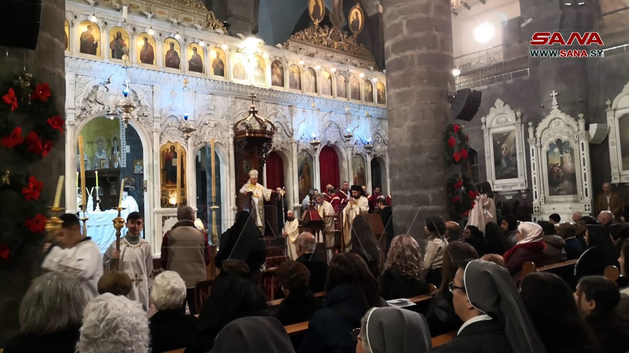 Misa por la Navidad en la Iglesia Católica de Damasco (+fotos) – La Agencia  Árabe Siria de Noticias