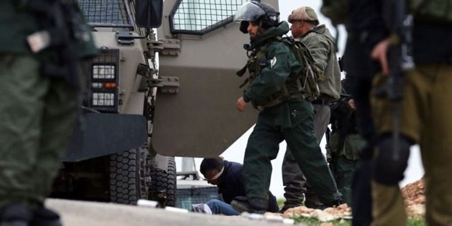 Arrestos arbitrarios israelíes en Cisjordania