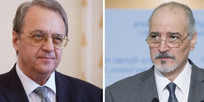 Bogdánov y Jaafari analizan implementación de los acuerdos alcanzados durante la visita del presidente al-Assad a Moscú