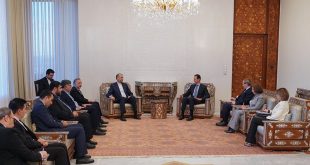 Presidente Al-Assad elogia el apoyo de Irán a Siria