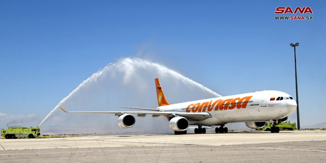 Siria y Venezuela inauguran línea aérea directa (+ fotos)