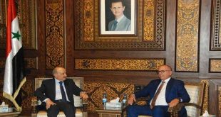 Ministro sirio del Interior recibe a Embajador de Brasil