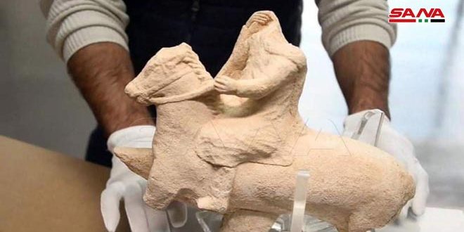 سوریه 5 اثر باستانی پالمیرا را به ابتکار موزه نابو در لبنان بازپس گرفت