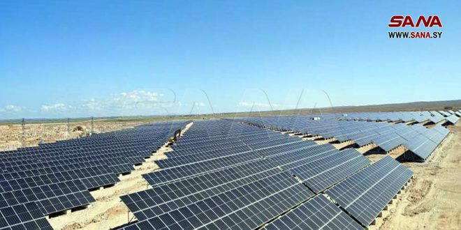 یک پروژه پیشگام برای انرژی خورشیدی از شبکه برق سوریه با 60 مگاوات پشتیبانی می کند