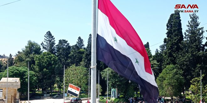 به مناسبت هفتاد و هشتمین سالگرد عید الجلاء … برگزاری اتحادیه ملی دانشجویان سوریه رویداد “پرچم کشور من” 