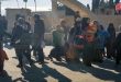 תושבי שכונת ע’ו’יראן באל-חסכה ברחו מפני העימותים שפרצו בסביבות כלא א-ת’אנו’ייה א-סינאעייה