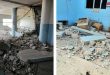 נזקים נגרמו בהפגזה  שבצעו שכירי החרב של המשטר הטורקי נגד פרבר אל-רקה