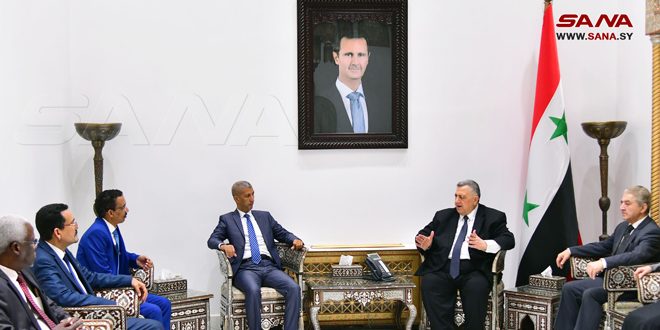 סבאע’ למשלחת מאוריטנית : סוריה תמשיך להדק יחסיה עם המדינות שעמדו לצידה
