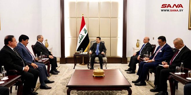 ראש ממשלת עיראק דן עם אלמוקדאד באופקי חזוק היחסים הסורים –עיראקיים