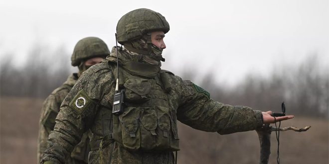 הצבא הרוסי בדק רובוט באתר המבצע המיוחד
