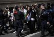 המשטרה הצרפתית דכאה מחאה של סולדריות עם עזה באוניברסטת סורבון