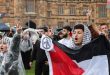 סטודנטים אוסטראלים הפגינו במחאה על התוקפנות הישראלית בעזה
