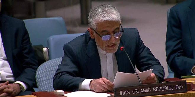 Делегат Ирана в ООН: Сирия — одна из главных опор безопасности и мира в регионе