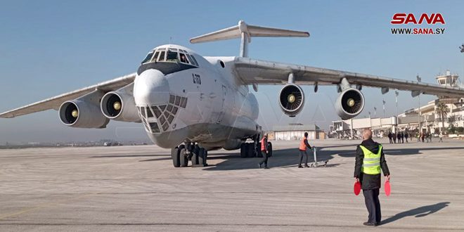 Depremzedelere Yardım Taşıyan İkinci Bir Ermeni Uçağı Halep Havalimanı’na Geldi