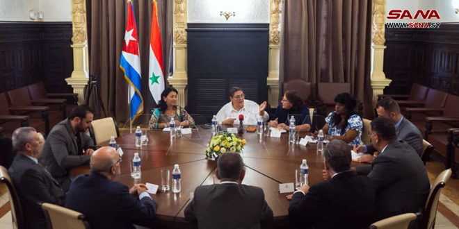 Suriye Ve Küba Parlamento Alanında İkili İlişkilerin Güçlendirilmesini Görüştü