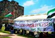 Yüzlerce Öğrenci Filistin’le Dayanışma Amacıyla Meksika’nın En Büyük Üniversitesi Önünde Oturma Eylemi Düzenledi