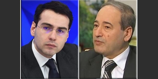 المقداد ونظيره الأبخازي يتبادلان التهاني بمناسبة الذكرى الخامسة لإقامة العلاقات الدبلوماسية بين البلدين